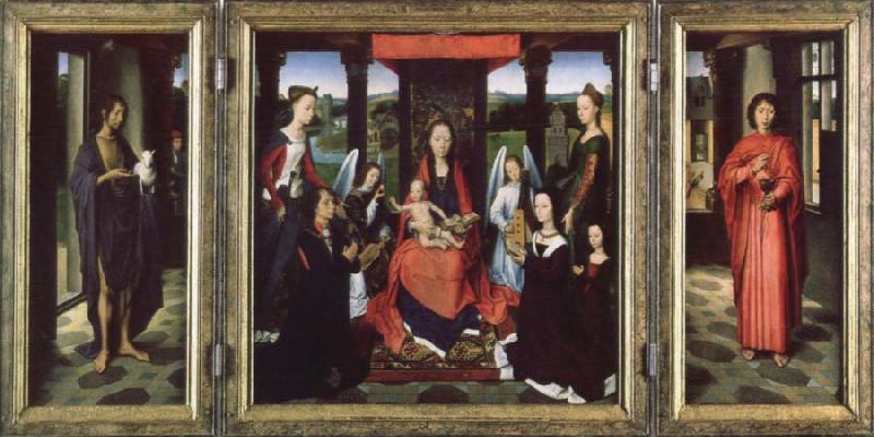 Hans Memling the donne triptych oil painting image